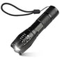 Unicozin LED Torch 1 Pack, 2000LM LED Flashlight Adjustable, 5 Modes Focus Zoomable, 3 x AAA Batteries Included, Waterproof Powerful Pocket Torch for Camping, Hiking, Walking, Outdoor, Emergency
